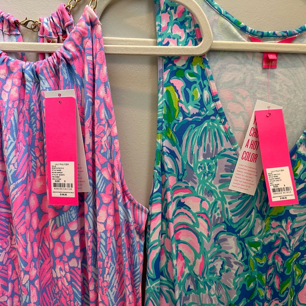 2 NWT Lilly Pulitzer jumpsuits size small - Picture 3 of 3